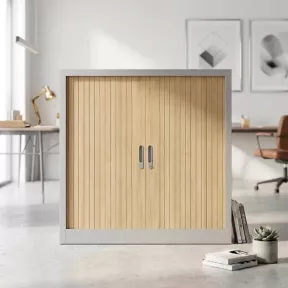Armoire moyenne métallique, 3 étagères hauteur 135 cm – So Salamanca