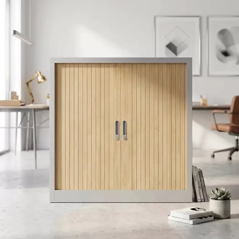 Armoire moyenne métallique, 3 étagères hauteur 135 cm – So Salamanca