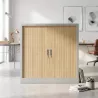 Armoire moyenne métallique, 3 étagères hauteur 135 cm – So Salamanca