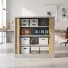 Armoire moyenne métallique, 3 étagères, hauteur 135 cm – So Salamanca