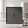 Armoire moyenne métallique, 3 étagères hauteur 135 cm – So Salamanca