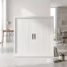 Armoire moyenne métallique, 3 étagères, hauteur 135 cm – So Salamanca