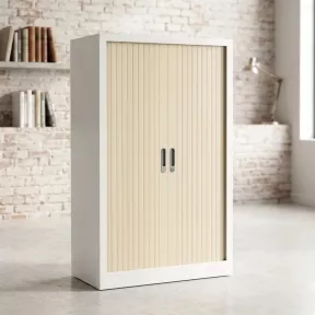 Armoire haute métallique, 4 étagères, hauteur 160 cm – So Salamanca