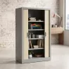 Armoire haute métallique, 4 étagères, hauteur 160 cm – So Salamanca
