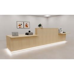Banque d’accueil PMR avec rehausse 300 à 460 cm – So Ragol+