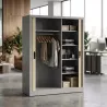 Armoire penderie métallique, hauteur 198 cm – So Salamanca
