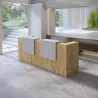 Banque d'accueil, de 244 cm à 364 cm avec réhausse - So Ragol +