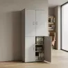 Armoire fermée, 4 portes, hauteur 235 cm – So Madrid