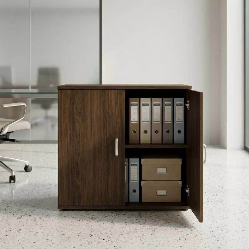 Armoire basse fermée, hauteur 81 cm – So Madrid