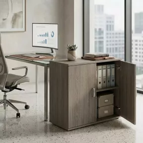 Armoire basse fermée, hauteur 81 cm – So Madrid