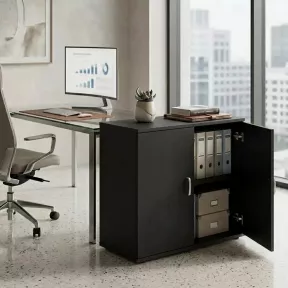 Armoire basse fermée, hauteur 81 cm – So Madrid