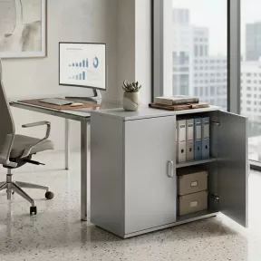 Armoire basse fermée, hauteur 81 cm – So Madrid