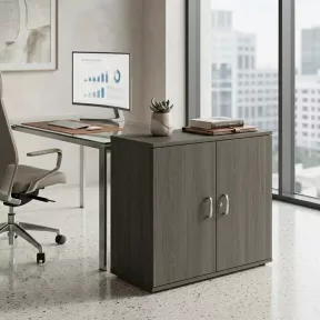 Armoire basse fermée, hauteur 81 cm – So Madrid