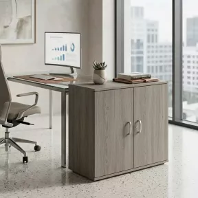 Armoire basse fermée, hauteur 81 cm – So Madrid