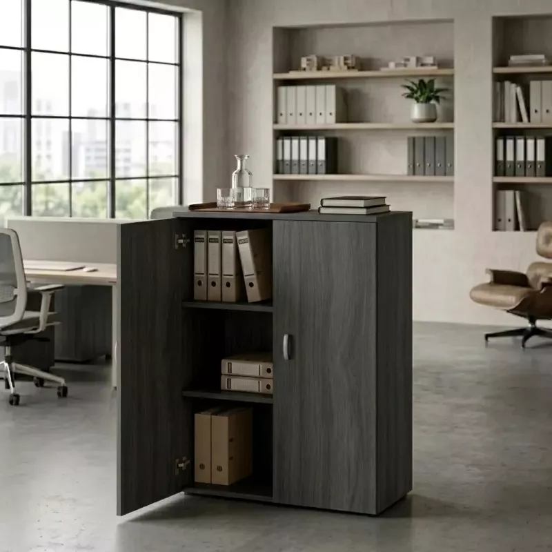 Armoire moyenne fermée, hauteur 120 cm – So Madrid