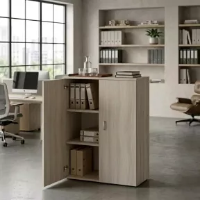 Armoire moyenne fermée, hauteur 120 cm – So Madrid