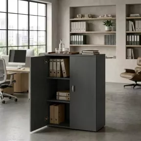 Armoire moyenne fermée, hauteur 120 cm – So Madrid