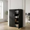 Armoire haute fermée, 3 étagères, hauteur 158 cm – So Madrid