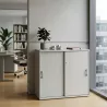 Armoire basse porte coulissantes, hauteur 81 cm – So Madrid