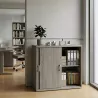 Armoire basse porte coulissantes, hauteur 81 cm – So Madrid