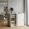 Armoire basse porte coulissantes, hauteur 81 cm – So Madrid