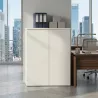Armoire moyenne porte poussoir, hauteur 120 cm – So Madrid