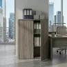 Armoire moyenne porte poussoir, hauteur 120 cm – So Madrid