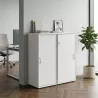 Armoire basse porte coulissantes, hauteur 120 cm – So Madrid