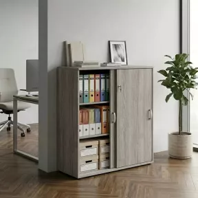 Armoire basse porte coulissantes, hauteur 120 cm – So Madrid