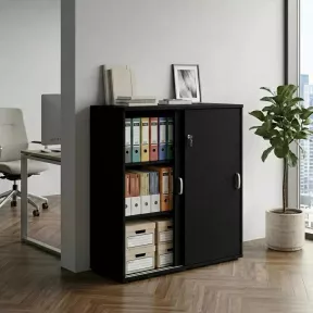 Armoire basse porte coulissantes, hauteur 120 cm – So Madrid