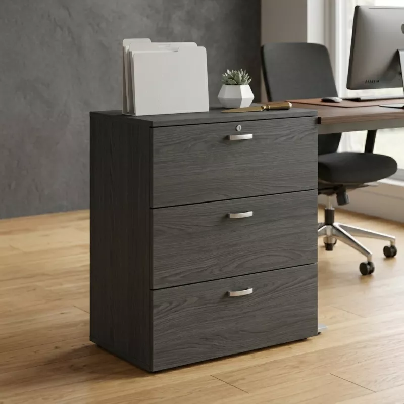 Armoire 3 tiroirs, pour dossiers suspendus, hauteur 120 cm - So Madrid