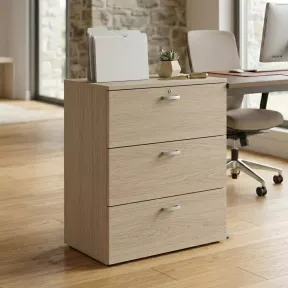 Armoire 3 tiroirs, pour dossiers suspendus, hauteur 120 cm - So Madrid