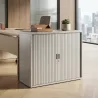 Armoire basse fermée, porte rideaux, hauteur 81 cm – So Madrid