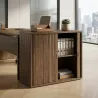 Armoire basse fermée, porte rideaux, hauteur 81 cm – So Madrid
