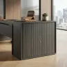 Armoire basse fermée, porte rideaux, hauteur 81 cm – So Madrid