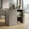 Armoire basse fermée, porte rideaux, hauteur 81 cm – So Madrid