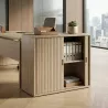 Armoire basse fermée, porte rideaux, hauteur 81 cm – So Madrid
