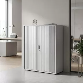 Armoire moyenne fermée, porte rideaux, hauteur 120 cm – So Madrid