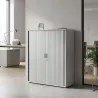 Armoire moyenne fermée, porte rideaux, hauteur 120 cm – So Madrid
