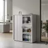 Armoire moyenne fermée, porte rideaux, hauteur 120 cm – So Madrid