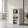 Armoire moyenne fermée, porte rideaux, hauteur 120 cm – So Madrid