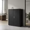 Armoire moyenne fermée, porte rideaux, hauteur 120 cm – So Madrid