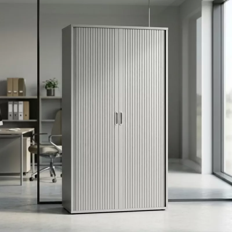 Armoire haute fermée, porte rideaux, hauteur 196 cm – So Madrid