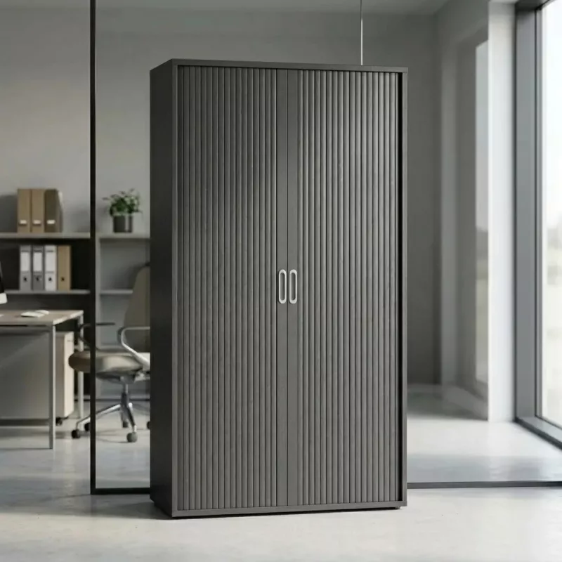 Armoire haute fermée, porte rideaux, hauteur 196 cm – So Madrid