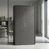 Armoire haute fermée, porte rideaux, hauteur 196 cm – So Madrid