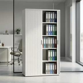 Armoire haute fermée, porte rideaux, hauteur 196 cm – So Madrid