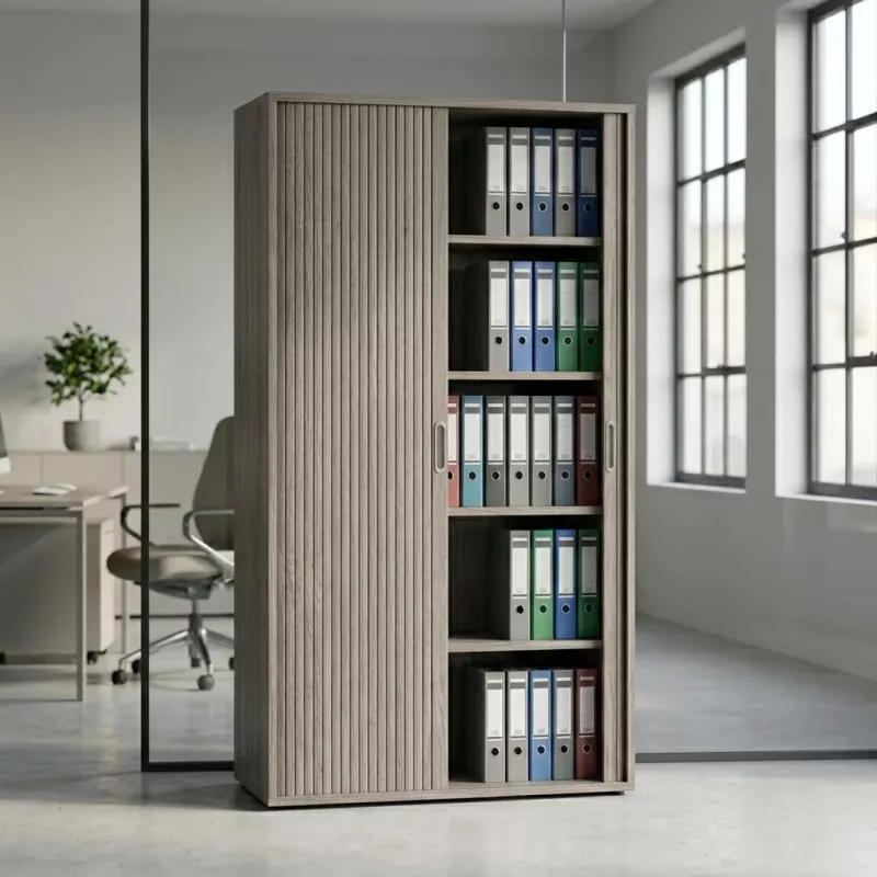 Armoire haute fermée, porte rideaux, hauteur 196 cm – So Madrid