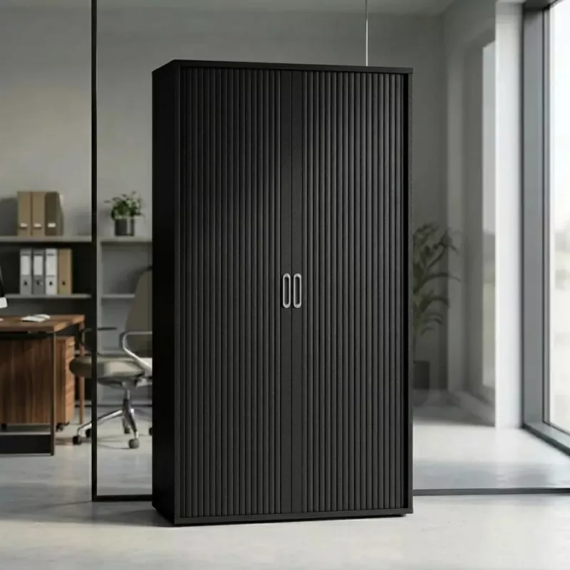 Armoire haute fermée, porte rideaux, hauteur 196 cm – So Madrid