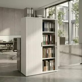 Armoire haute fermée, porte rideaux, hauteur 158 cm – So Madrid