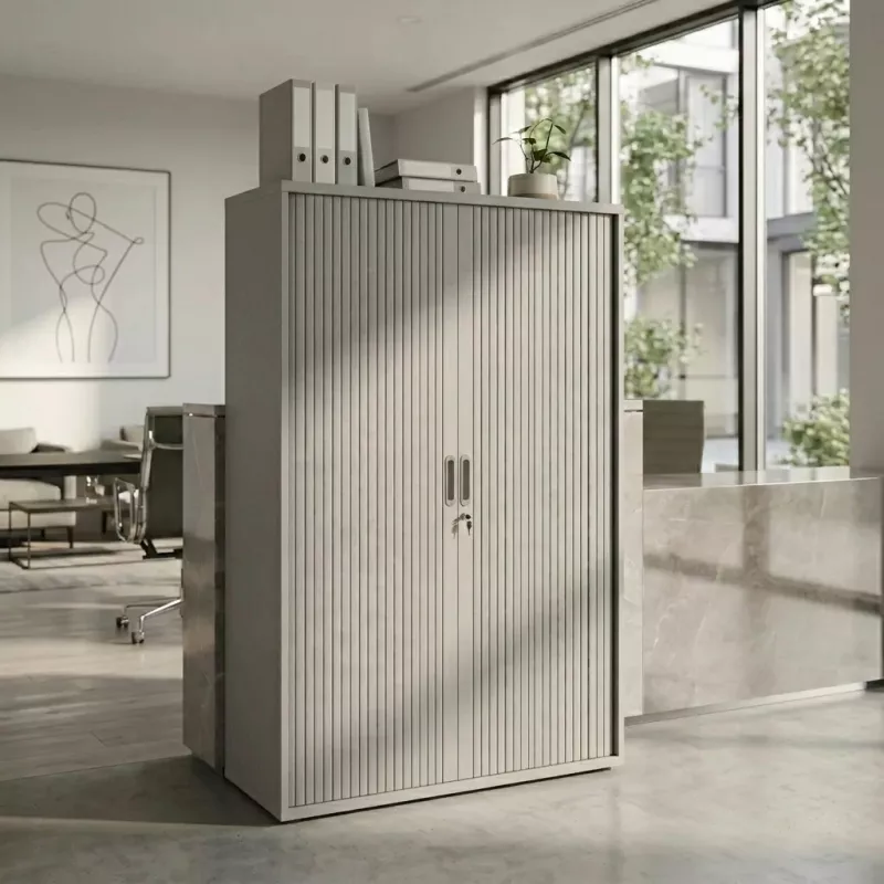 Armoire haute fermée, porte rideaux, hauteur 158 cm – So Madrid